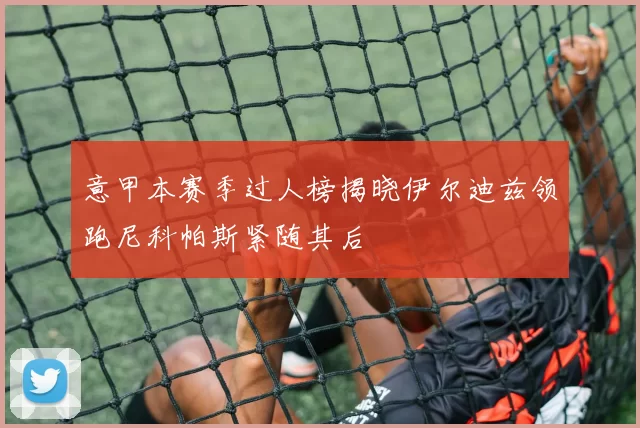 意甲本赛季过人榜揭晓伊尔迪兹领跑尼科帕斯紧随其后